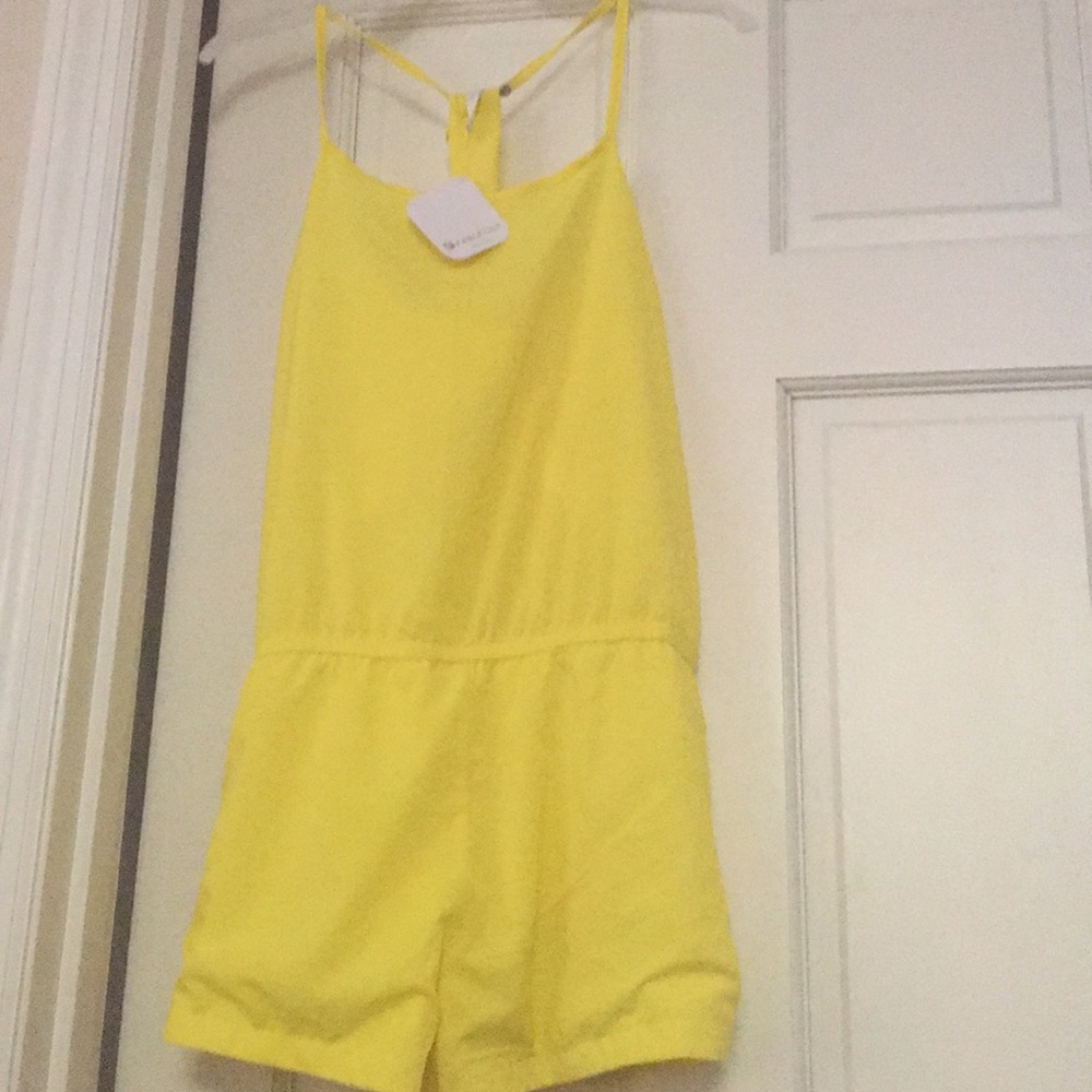 Yellow romper